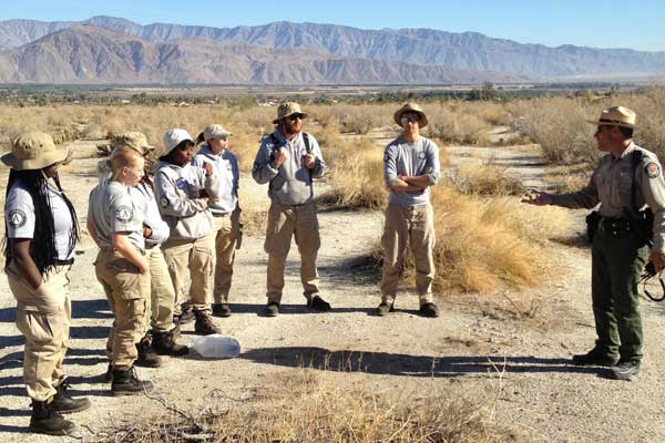 AmeriCorps NCCC and Ranger Steve Bier orientation